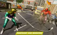 Incredible Monster Superhero Ogre - City Robot War Screen Shot 2