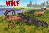 محاكاة الذئب: لعبة الغابة البرية Screen Shot 1