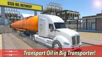 Oil Truck Transport Driver Simulator - Truck Games Screen Shot 1