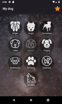 Mi perro: simulador de hablar con su mascota Screen Shot 1