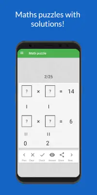 Math puzzle:math riddles games Screen Shot 1
