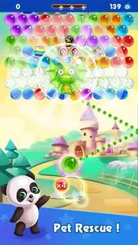 Panda Bubble Shoot Pet Screen Shot 0
