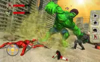Incredible Monster Vs Iron Robot Crime City Hero Screen Shot 2