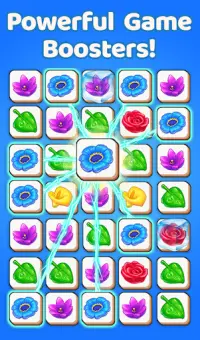 Flower Tiles Match 3d - Flower Matching Games Free Screen Shot 1