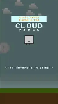 Super Angry Cloud Pixel Screen Shot 1