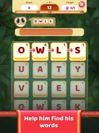 Owls and Vowels: Word Game Screen Shot 9
