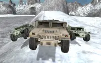 Army 4x4 Snow Driving 3D Screen Shot 1