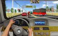 Trafik karayolu yarışçısı - araba sürüsü Screen Shot 7
