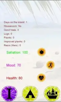 Desert island (text game) Screen Shot 0