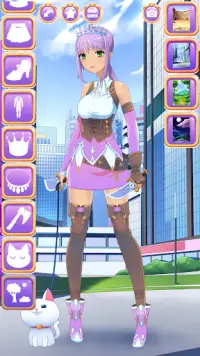 Anime RPG tưởng tượng mặc cô gái - Làm ảnh avatar Screen Shot 0