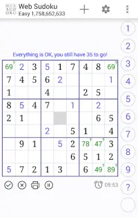 Web Sudoku Screen Shot 2