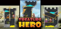Hero of the Treasure – pin pulling game Screen Shot 0