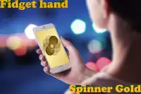 Fidget hand spinner gold Screen Shot 1
