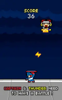 Captain vs Thunder : Superheroes 8bit Alliance War Screen Shot 7