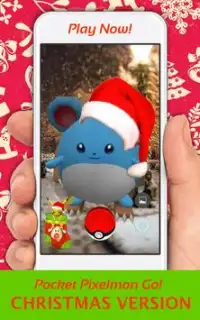 Pocket Pixelmon Christmas Go! Screen Shot 4