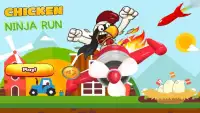 Chicken Ninja Run 2017 Screen Shot 0
