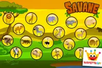 Jeux pour Enfants Puzzles et couleurs de la Savane Screen Shot 9