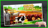 Carro de tractor de animales de granja 18 Screen Shot 0