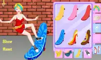 لعبة فتاة متزلج اللباس لألعاب البنات Screen Shot 1