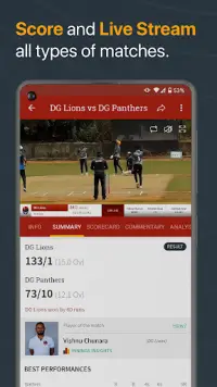 CricHeroes-Cricket Scoring App Screen Shot 1