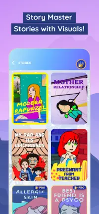 Story Master & Chat Master: Animated Real Stories Screen Shot 2