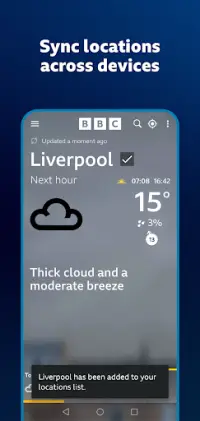 BBC Weather Screen Shot 7