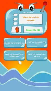 Angry Fish : Education and Learning trivia quiz Screen Shot 2