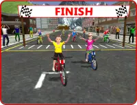 Kids Bicycle Rider Street Race Screen Shot 14