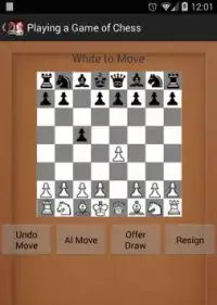 Chess Game Screen Shot 2