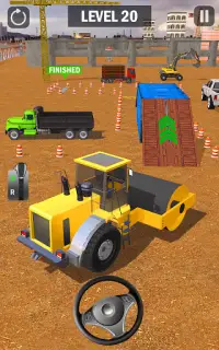 Real Excavator 3D Parking: Heavy Construction Site Screen Shot 1