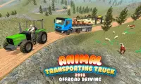 Animal Transportando Truck de 2018: Condução Offro Screen Shot 2