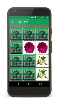 Flower Memory Matching Game Screen Shot 3