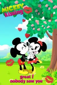 Mickey Kissing Game Screen Shot 2