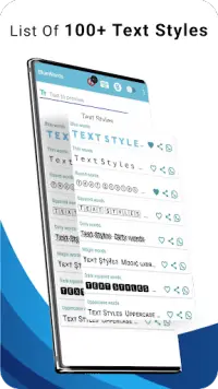 Blue Words, Stylish Fonts text Screen Shot 0