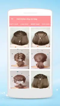 Hairstyles step by step Screen Shot 1