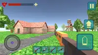 Pixel Shooter War On Island 3D Screen Shot 0