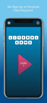 Word Game by Literal Games : Word Puzzle Game Screen Shot 0