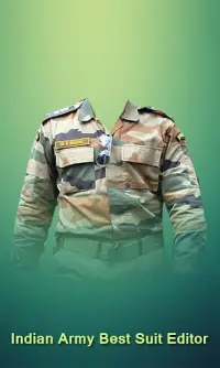 Indian Army Photo Uniform Editor - Army Suit maker Screen Shot 1