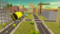 Flying City Bus Simulator 2016 Screen Shot 6