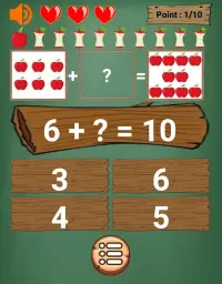 足し算と引き算、数学ゲーム Screen Shot 1