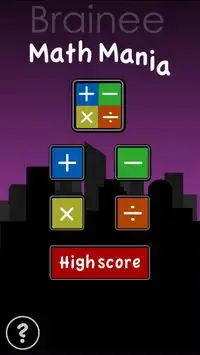 Brainee: Math Mania drop game Screen Shot 0