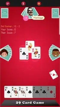 29 Card Game Screen Shot 1