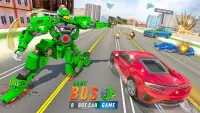 Army Bus Robot Car Game 3d Screen Shot 4
