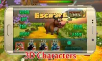 Angry Bull Run : Escape The Jungle Screen Shot 2