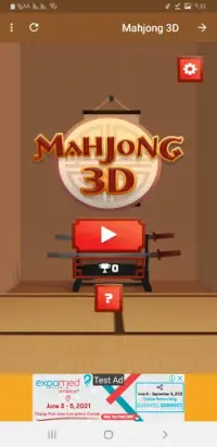 Mahjong 3D Screen Shot 1