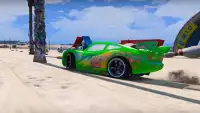 Superheroes Cars Lightning: Top Speed Racing Games Screen Shot 3