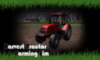 Harvest Tractor Farming Sim 17 Screen Shot 0