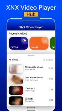 XNX Video Player - All Format HD Video Player Screen Shot 1