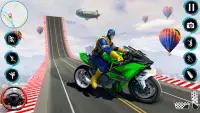 Superhero Tricky Bike Stunt 3D Screen Shot 18