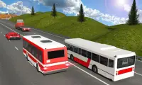 Racing In Bus 3D Screen Shot 1